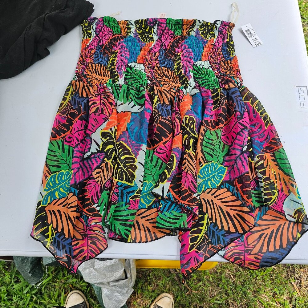 Tropical palm skirt